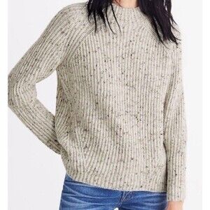 MADEWELL Northfield Mockneck Sweater Gray Fall Winter Classic Size M